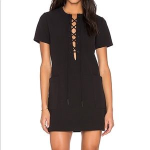 Kendall + Kylie Lace Up Safari Dress